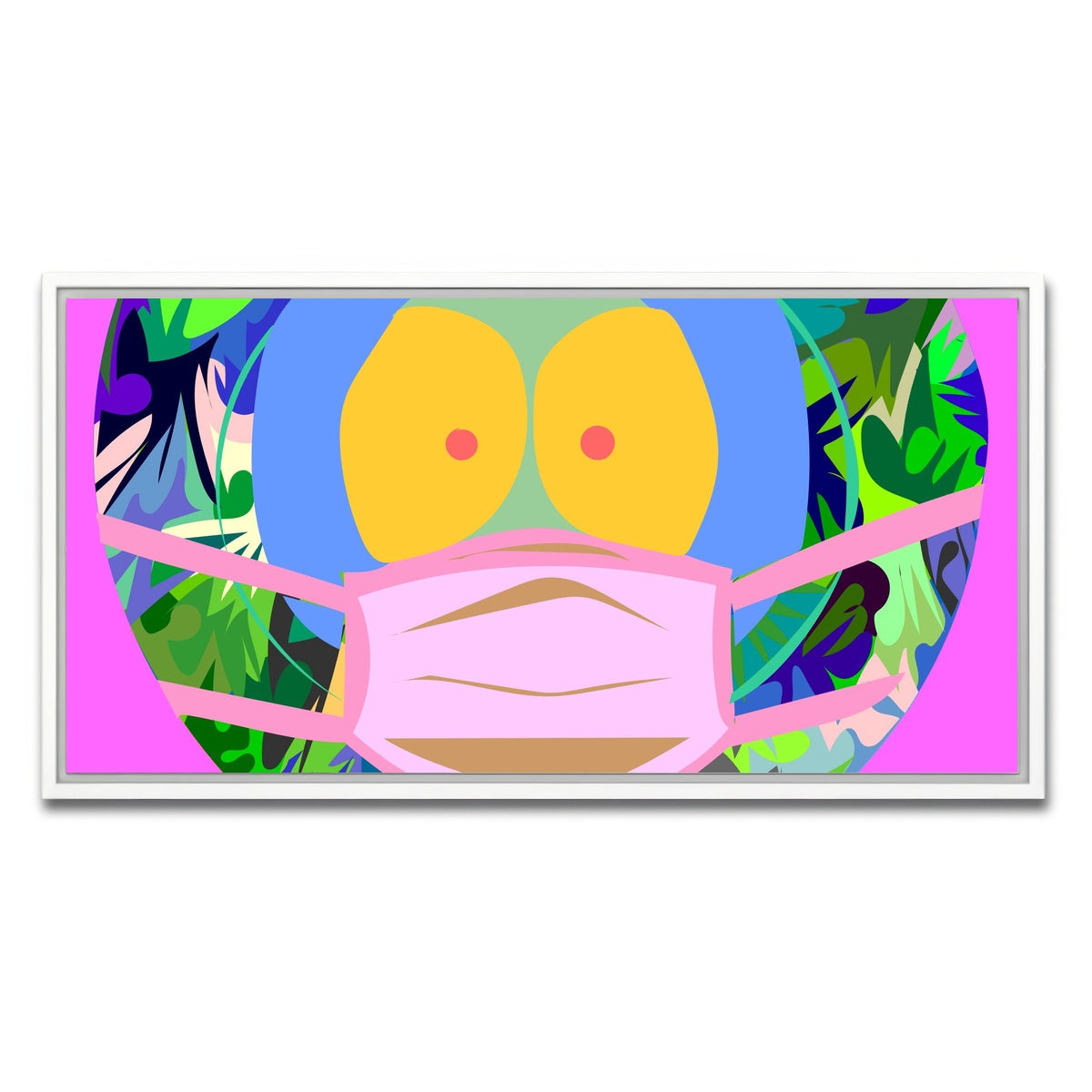 AUTO-MOCKUP WHITE | kenny | 1 Piece | White Framed Canvas | group=2x1