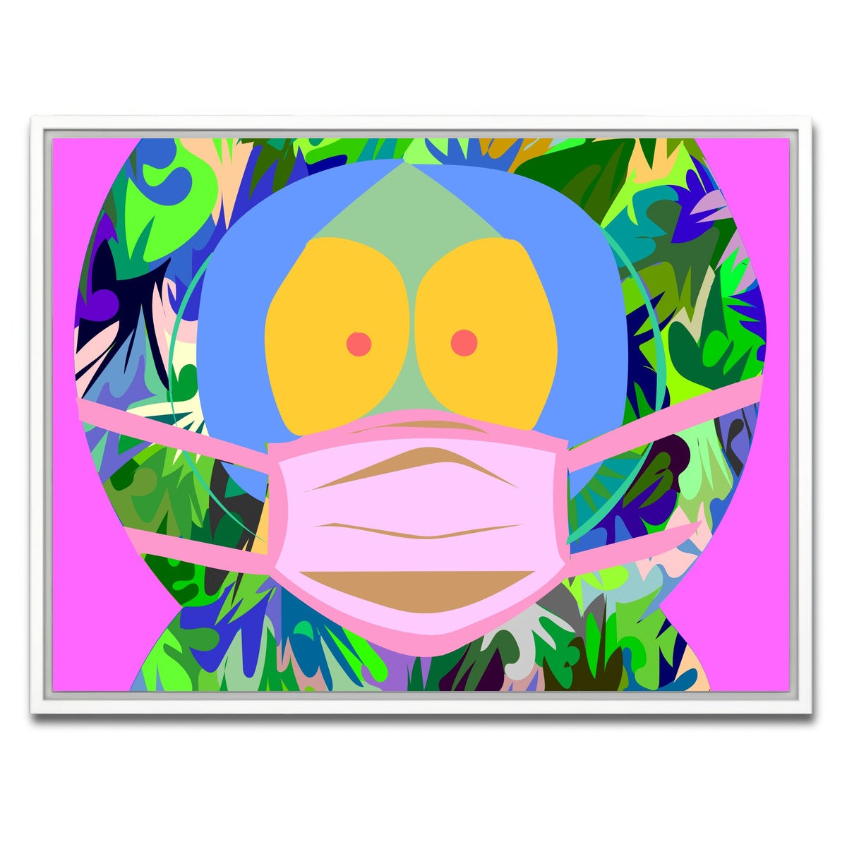 AUTO-MOCKUP WHITE | kenny | 1 Piece | White Framed Canvas | group=4x3