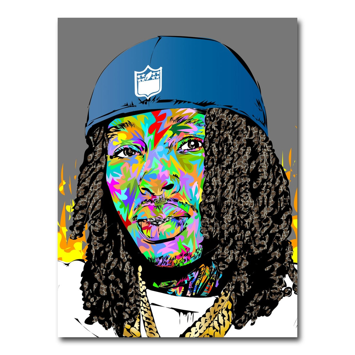 AUTO-MOCKUP WHITE | king von color | 1 Piece | Gallery Wrap Canvas | group=3x4