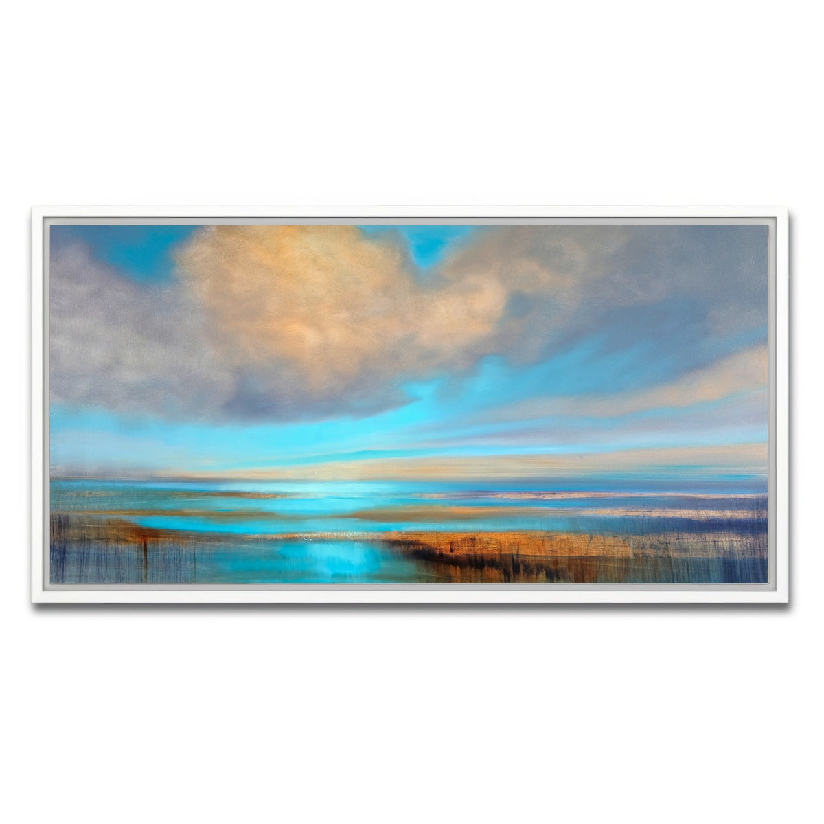 AUTO-MOCKUP WHITE | kleines glueck | 1 Piece | White Framed Canvas | group=2x1