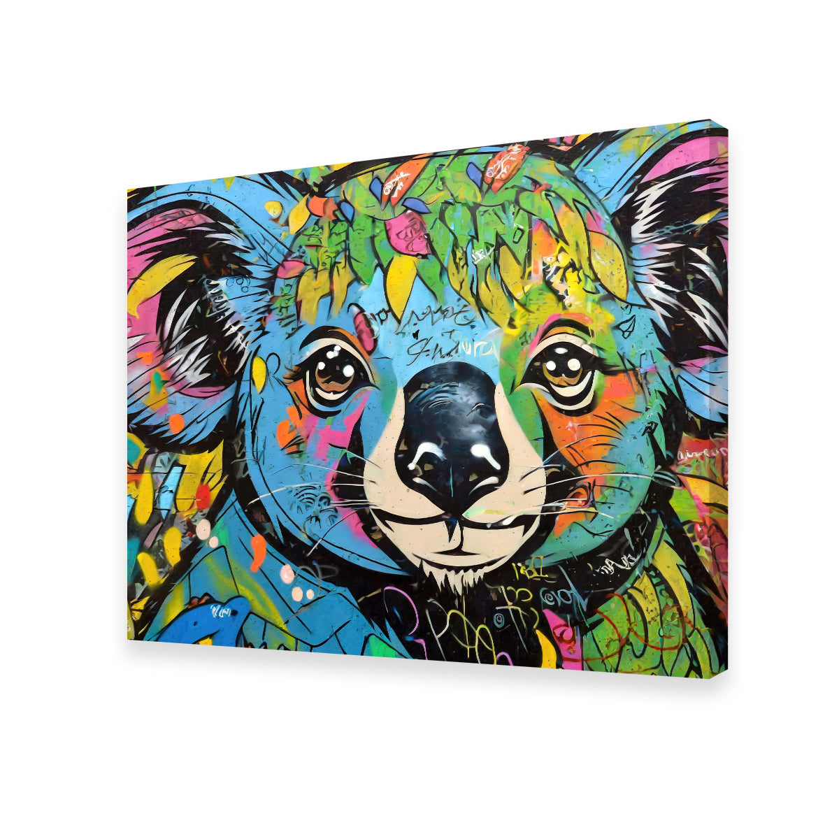 Koala Graffiti Wall Art