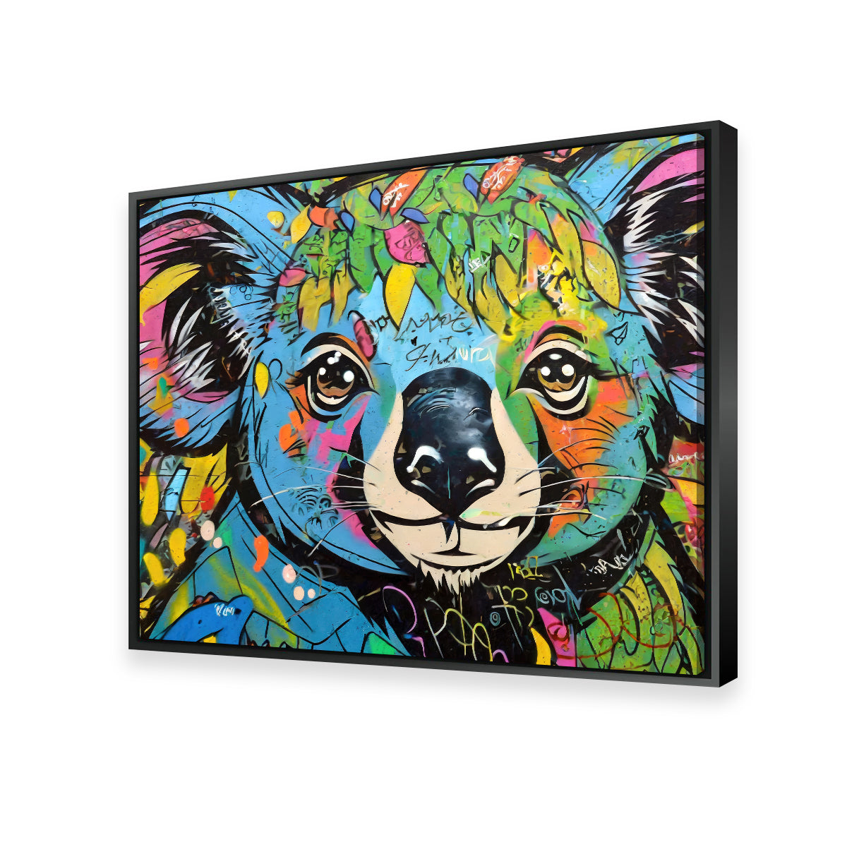 Koala Graffiti Wall Art