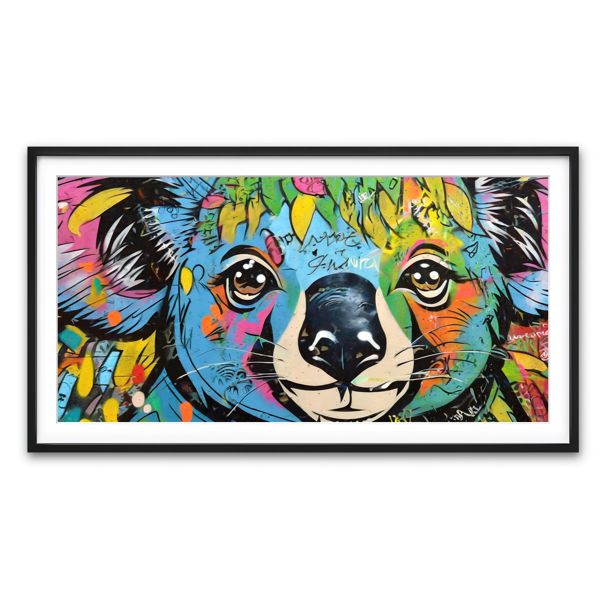 Framed Print 2x1 Black