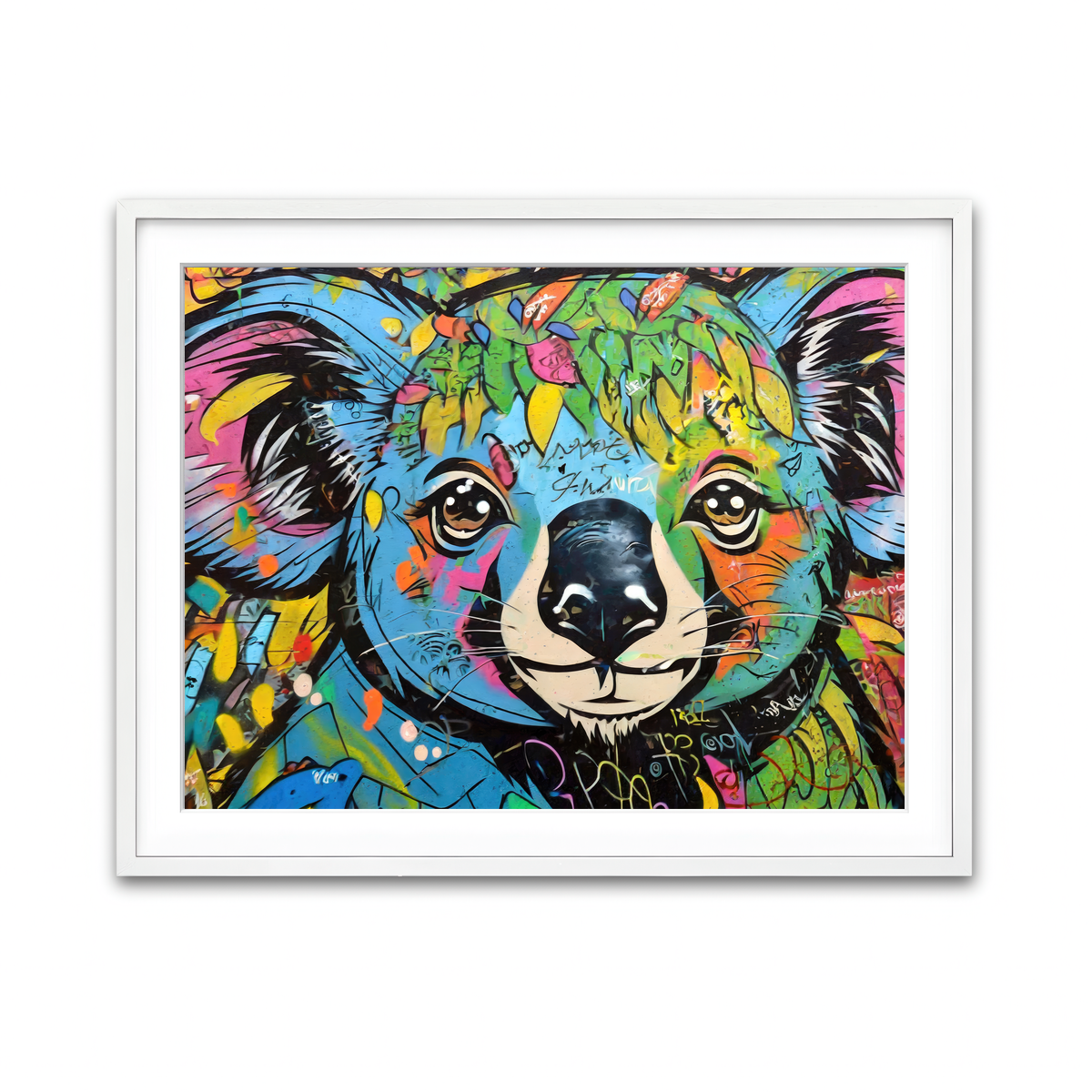 Framed Print 4x3 White