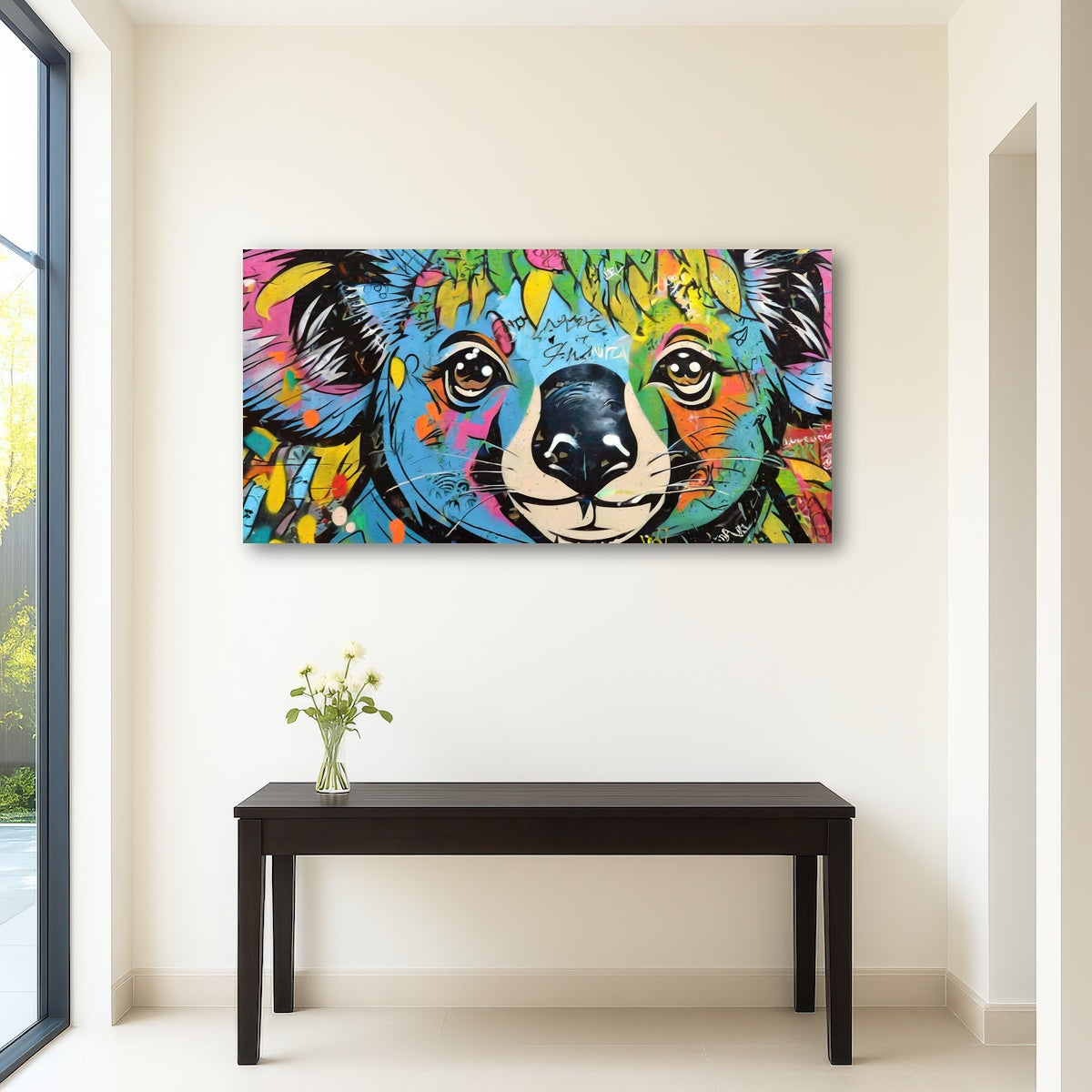 AUTO-MOCKUP ROOM | koala graffiti