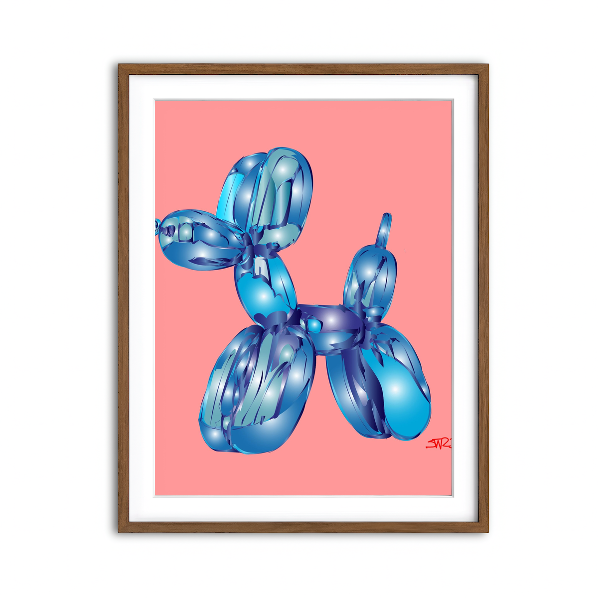 Framed Print 3x4 Walnut