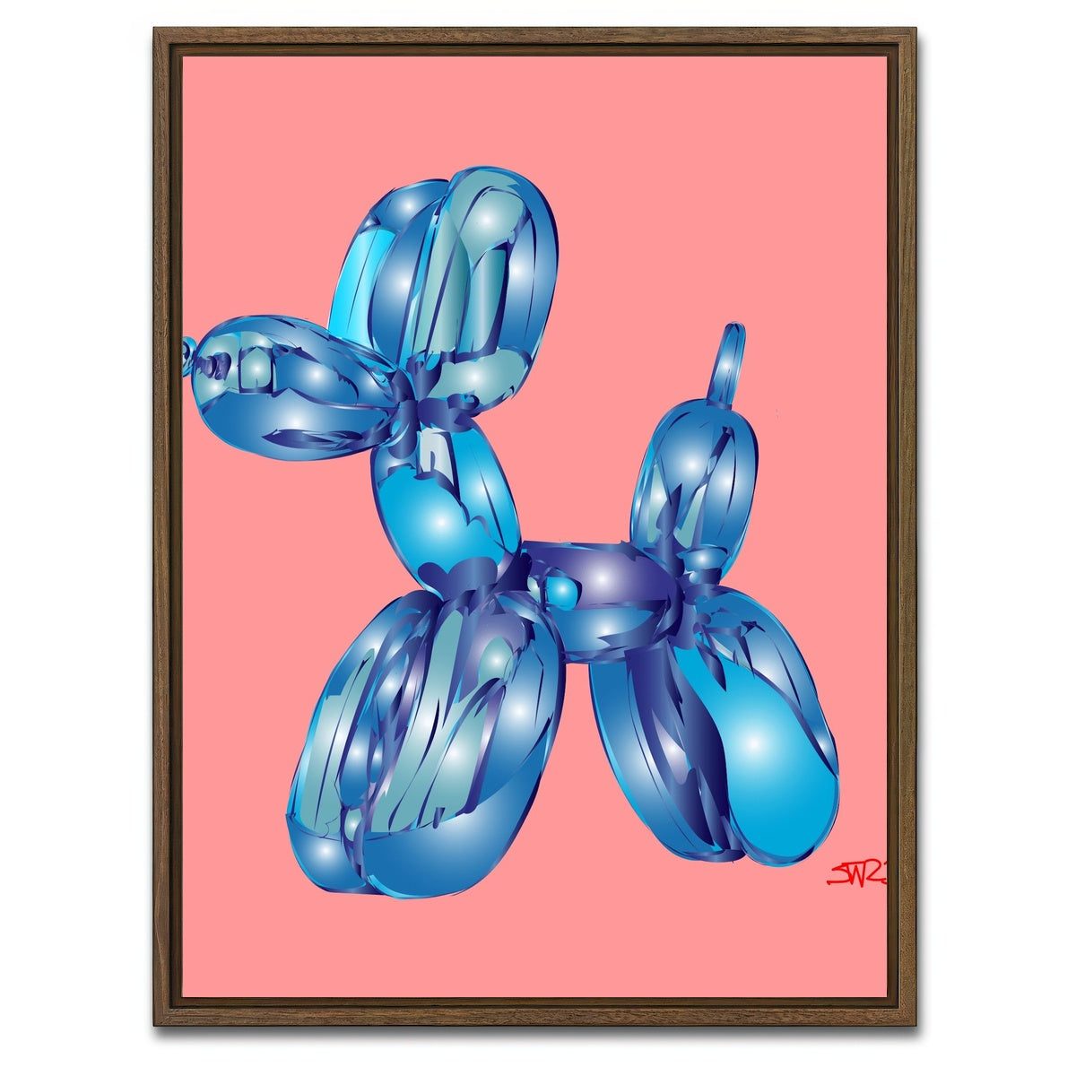 AUTO-MOCKUP WHITE | koons | 1 Piece | Walnut Framed Canvas | group=3x4