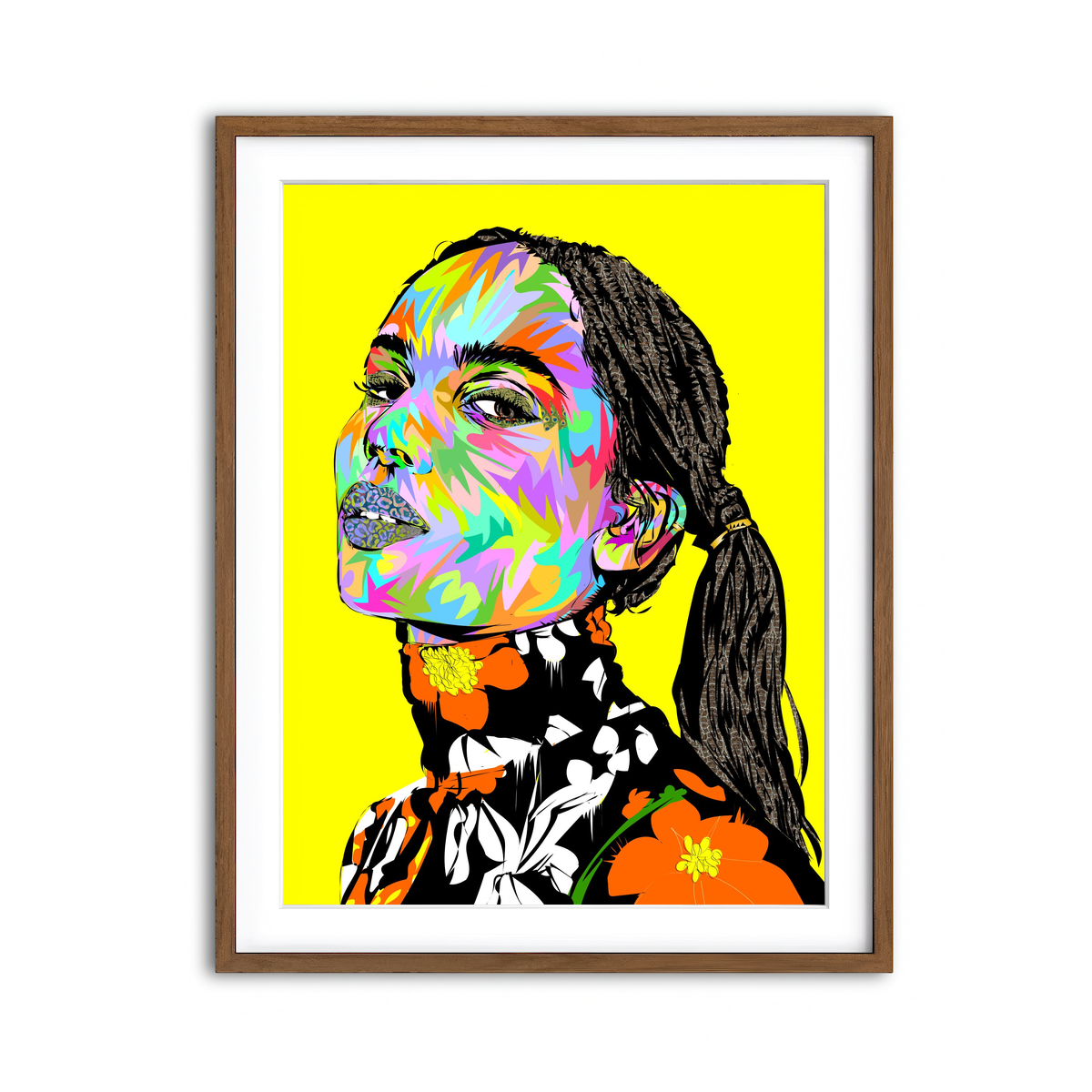 Framed Print 3x4 Walnut