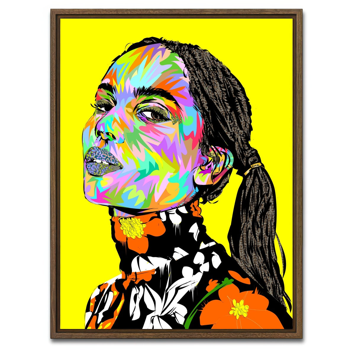 AUTO-MOCKUP WHITE | kravits | 1 Piece | Walnut Framed Canvas | group=3x4