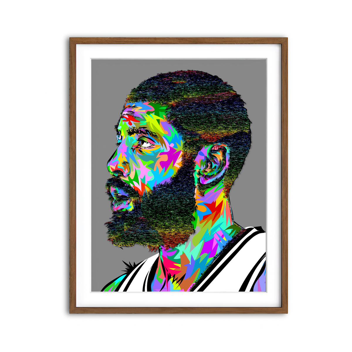 Framed Print 3x4 Walnut