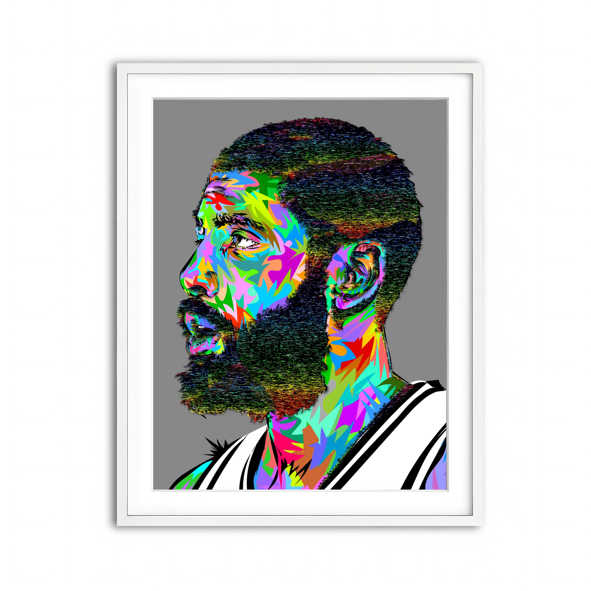 Framed Print 3x4 White