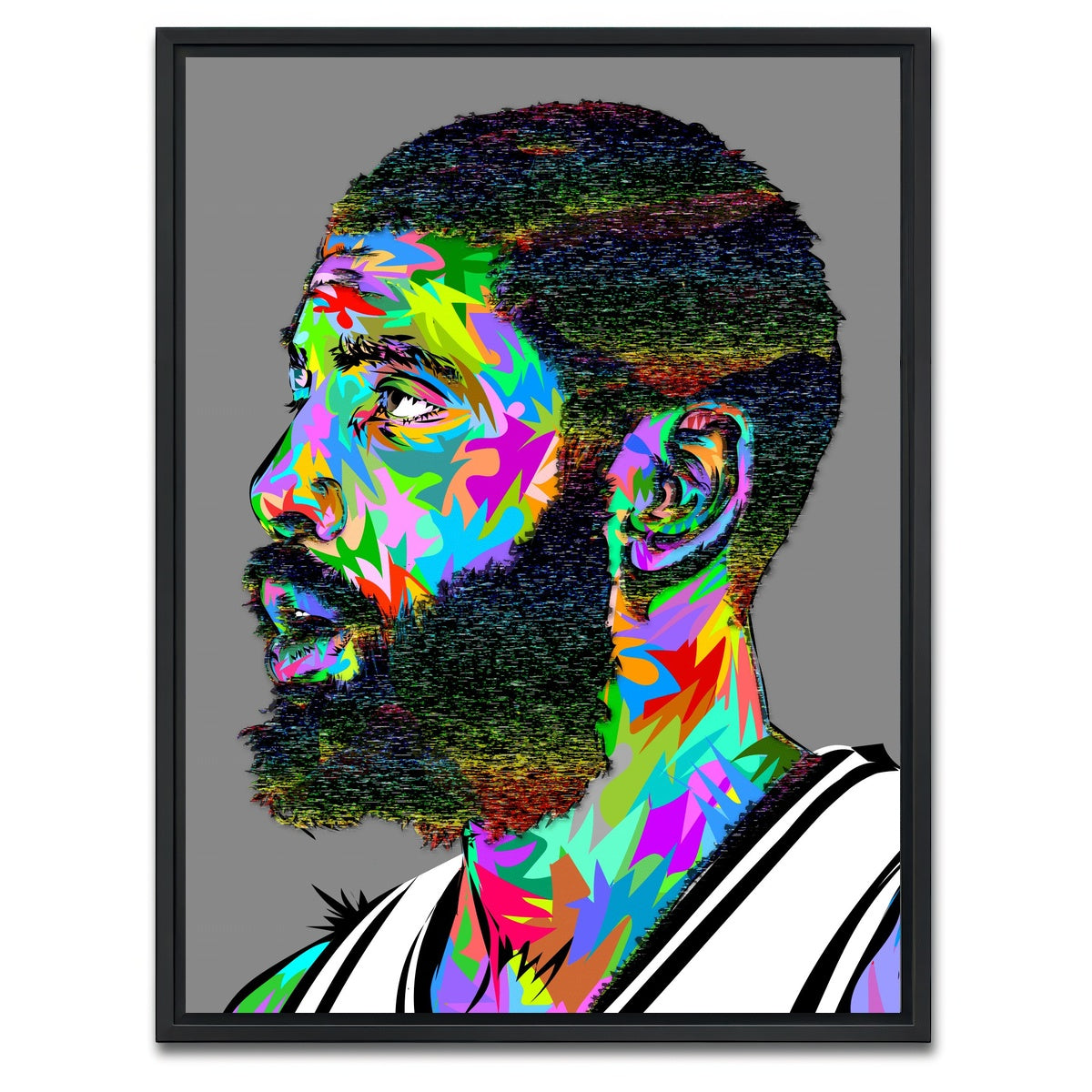 AUTO-MOCKUP WHITE | kyrie | 1 Piece | Black Framed Canvas | group=3x4
