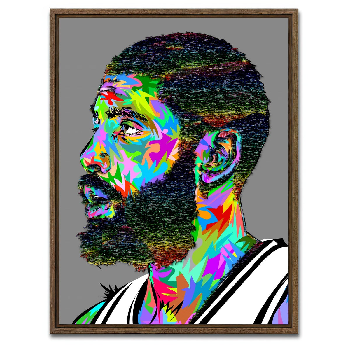 AUTO-MOCKUP WHITE | kyrie | 1 Piece | Walnut Framed Canvas | group=3x4