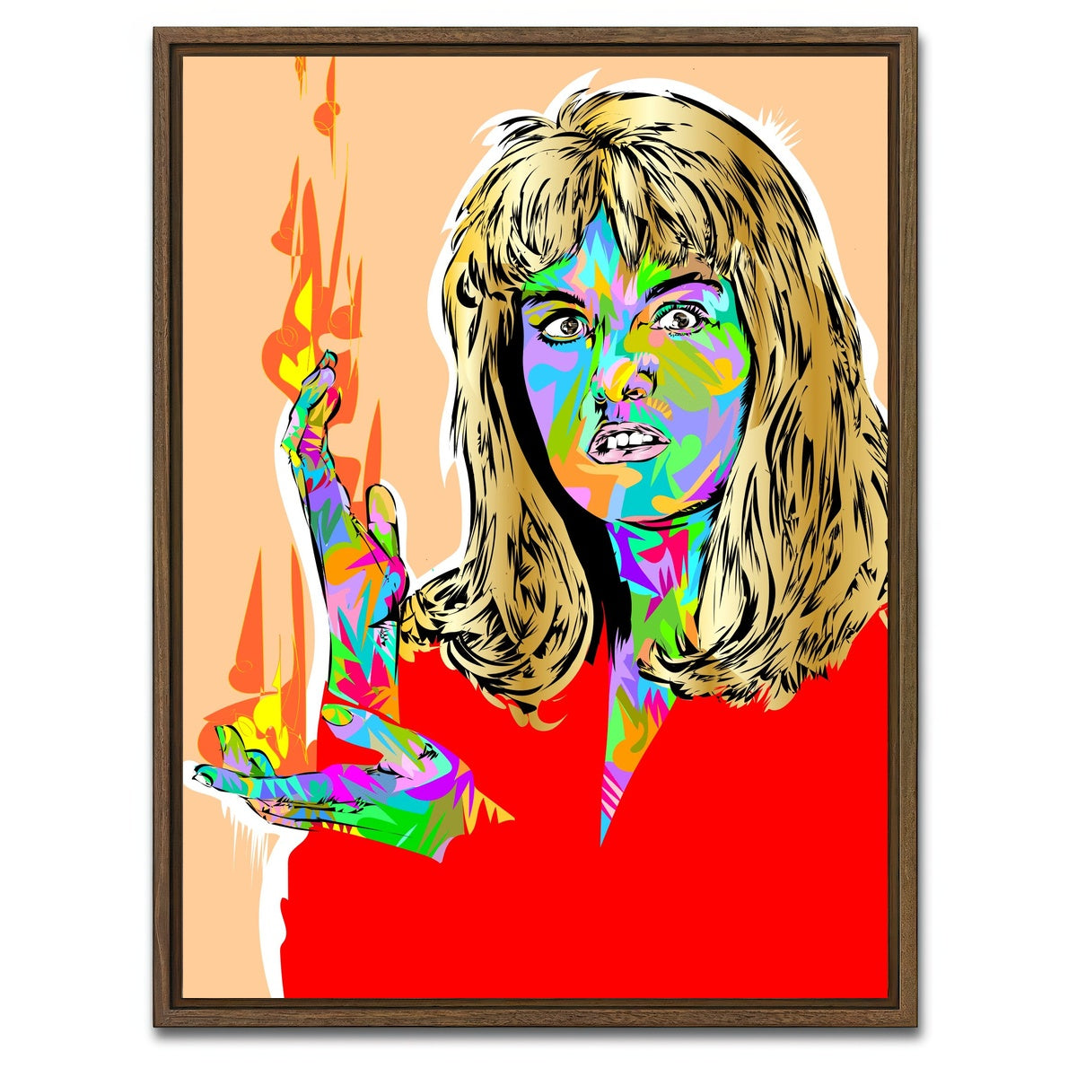 AUTO-MOCKUP WHITE | lara palmer | 1 Piece | Walnut Framed Canvas | group=3x4