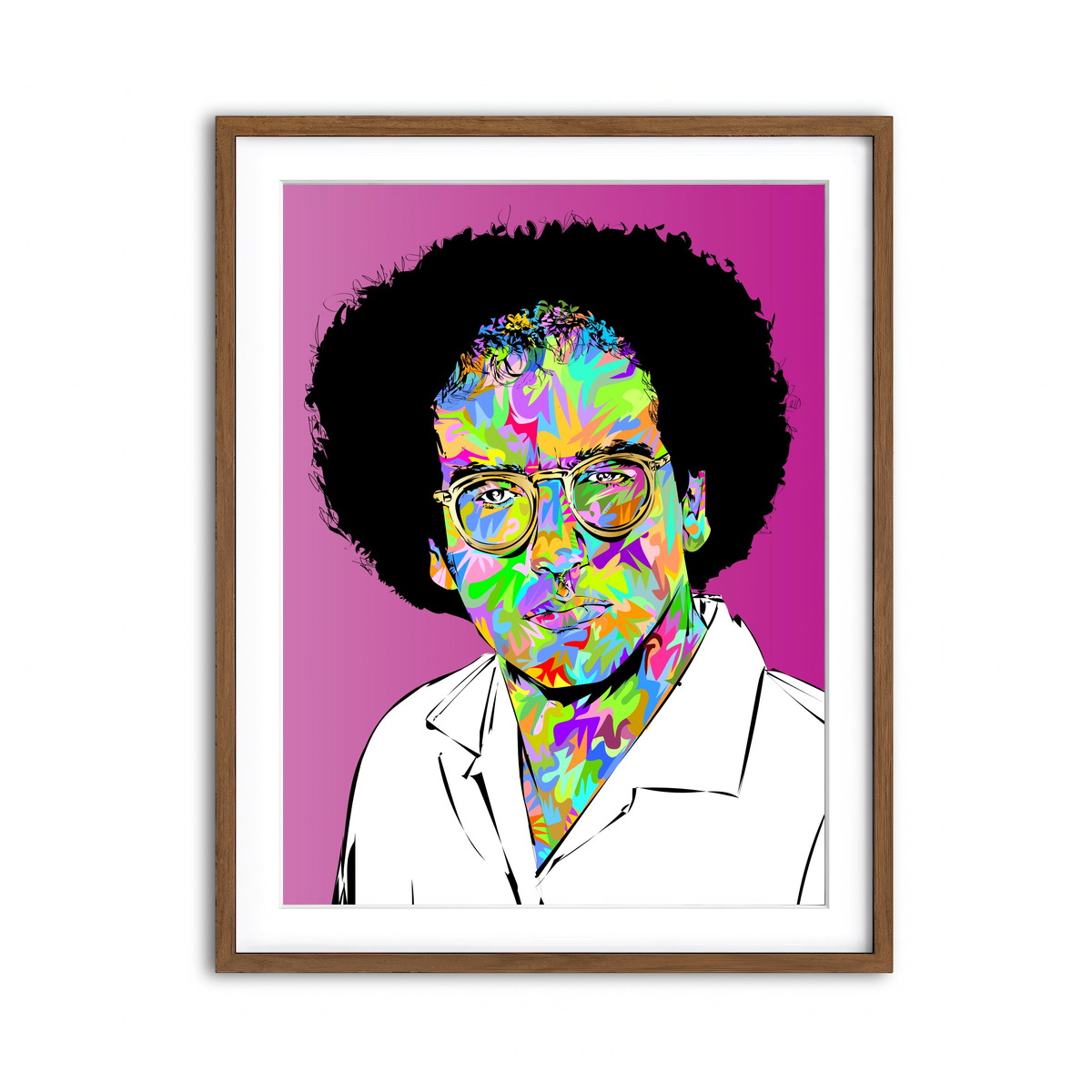 Framed Print 3x4 Walnut