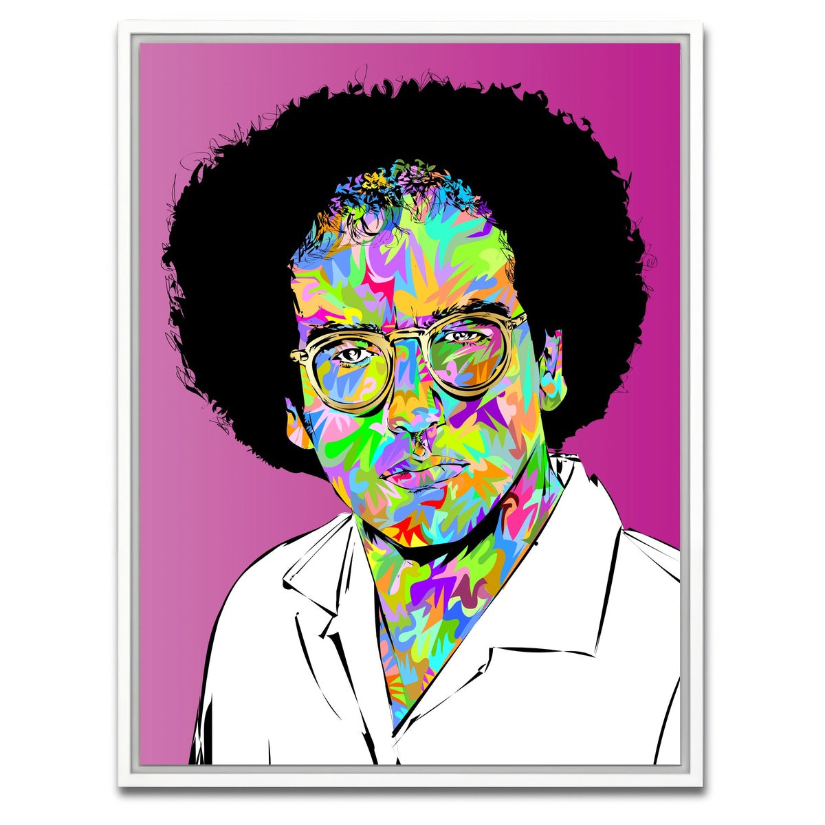 AUTO-MOCKUP WHITE | larry david | 1 Piece | White Framed Canvas | group=3x4