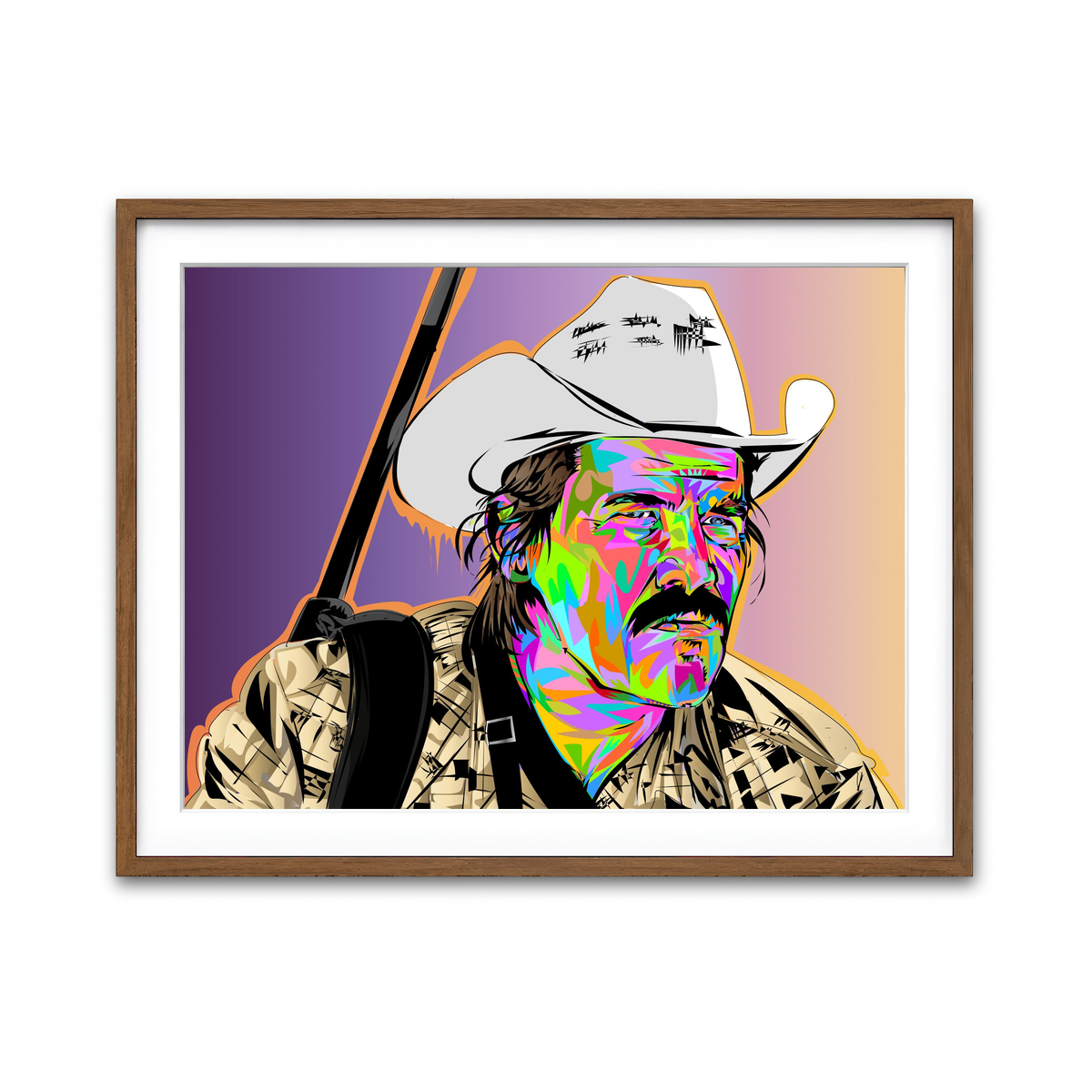 Framed Print 4x3 Walnut