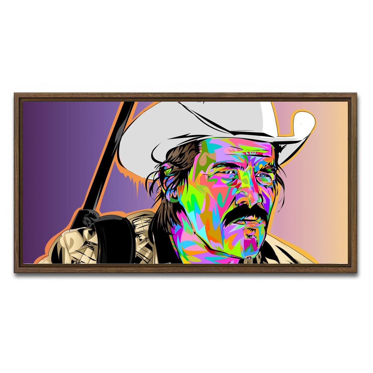 AUTO-MOCKUP WHITE | lewellyne | 1 Piece | Walnut Framed Canvas | group=2x1