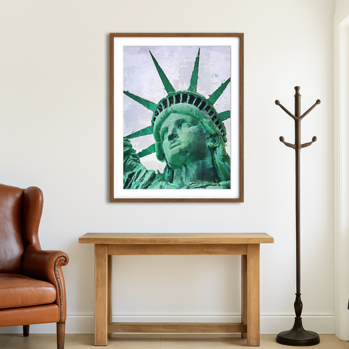 AUTO-MOCKUP ROOM | Liberty Close-Up Wall Art