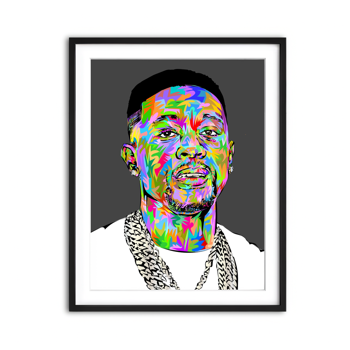 Framed Print 3x4 Black