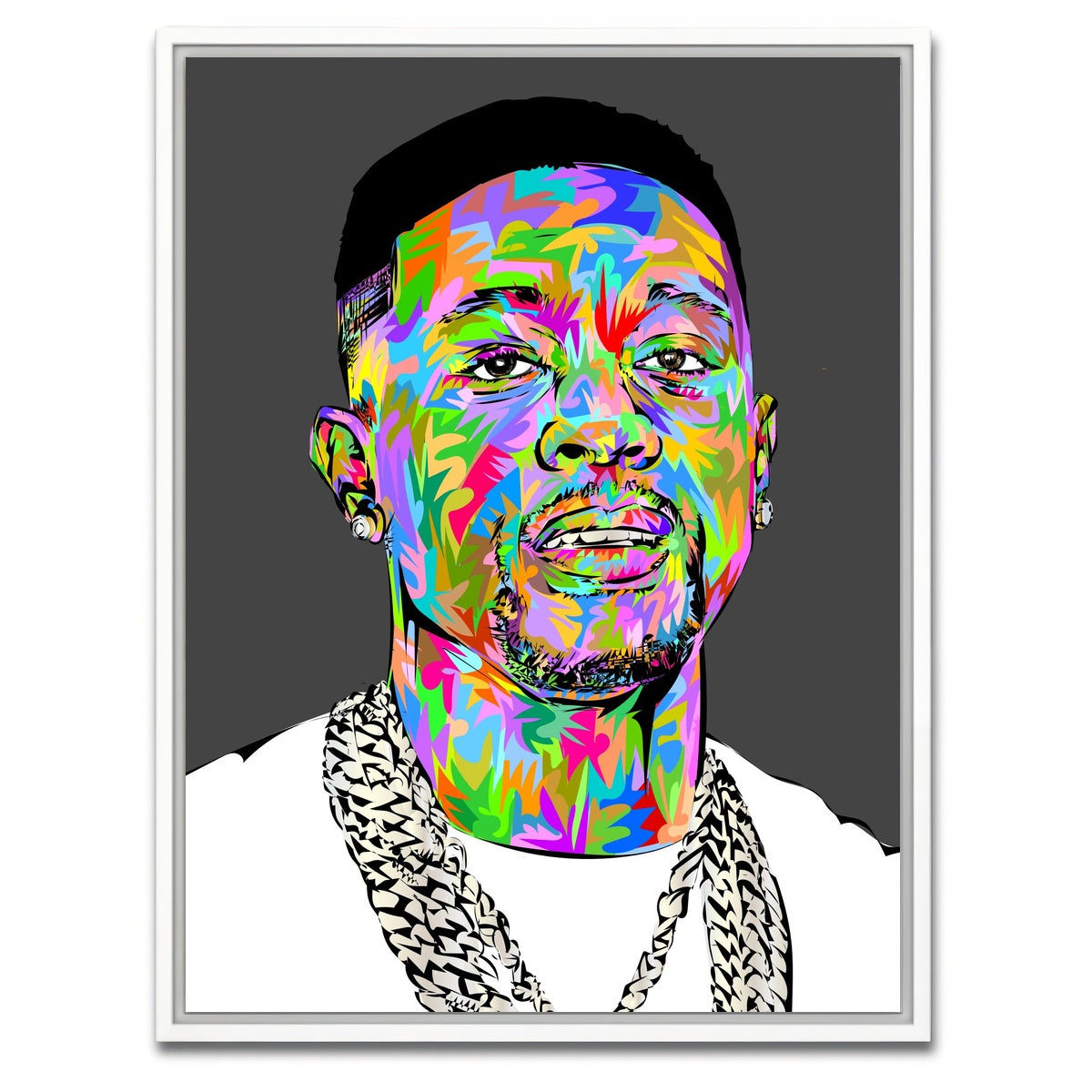 AUTO-MOCKUP WHITE | lil boosey | 1 Piece | White Framed Canvas | group=3x4