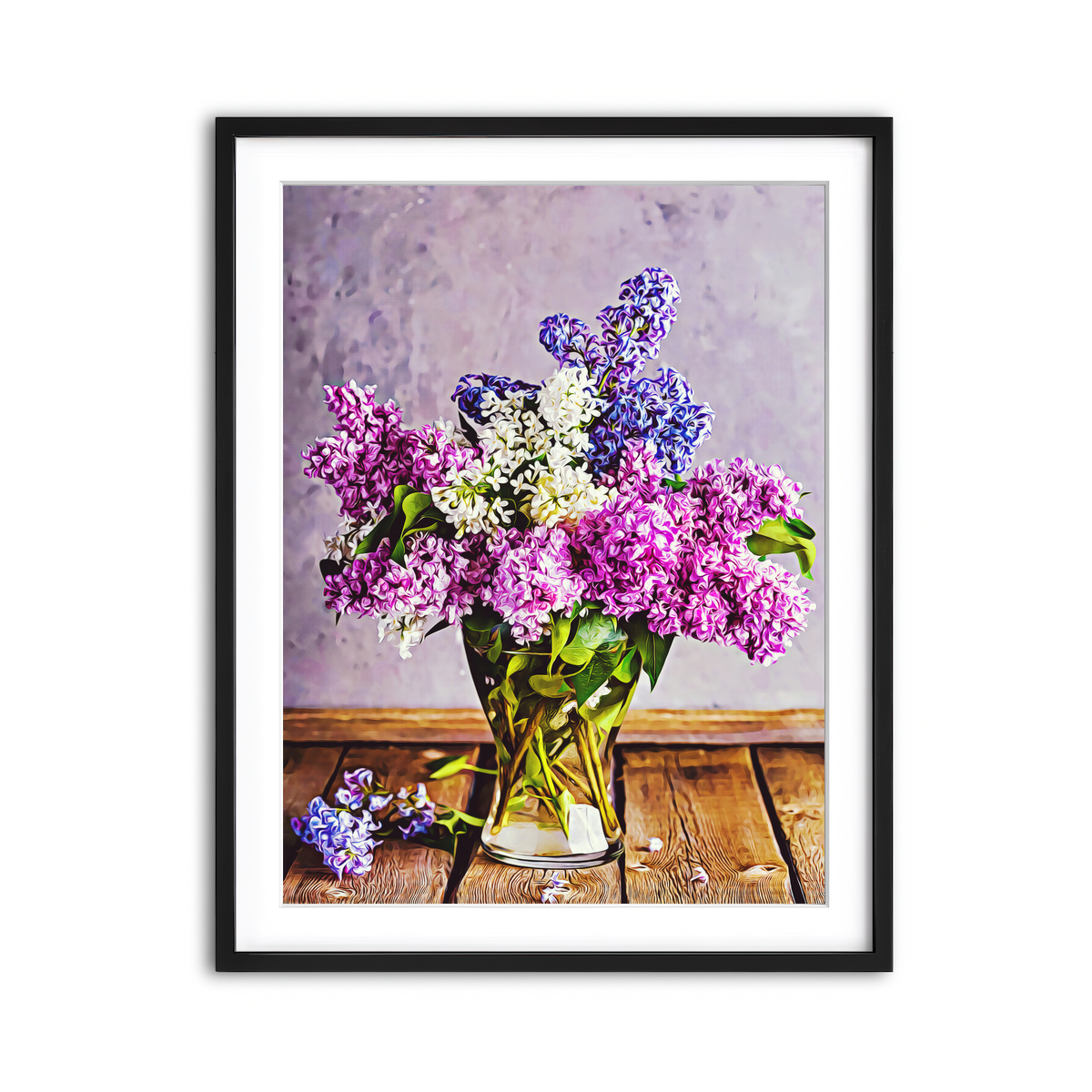 Framed Print 3x4 Black