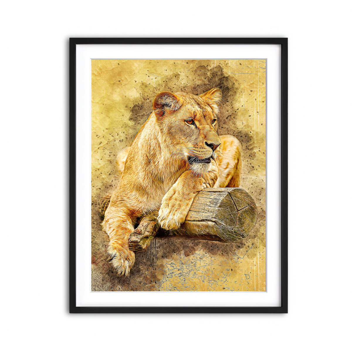 Framed Print 3x4 Black