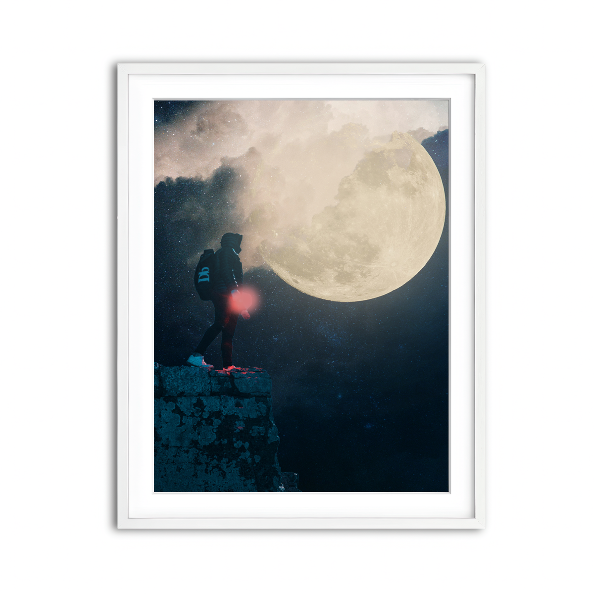 Framed Print 3x4 White