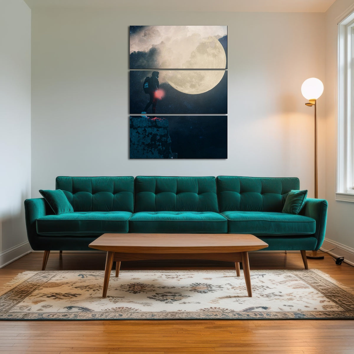 AUTO-MOCKUP ROOM | look at the moon