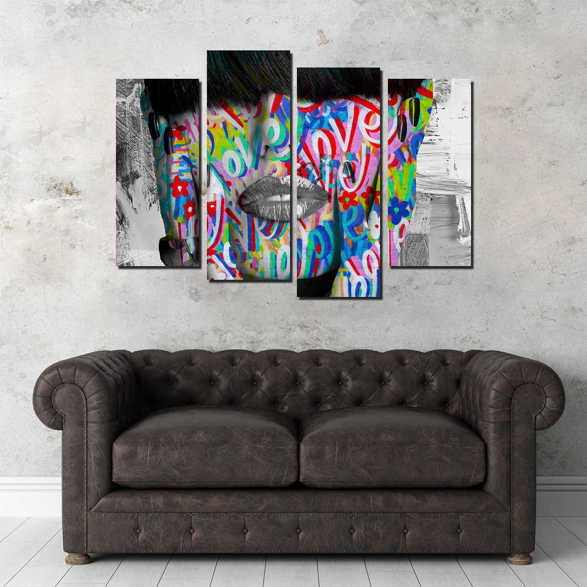 Love Love Love Wall Art
