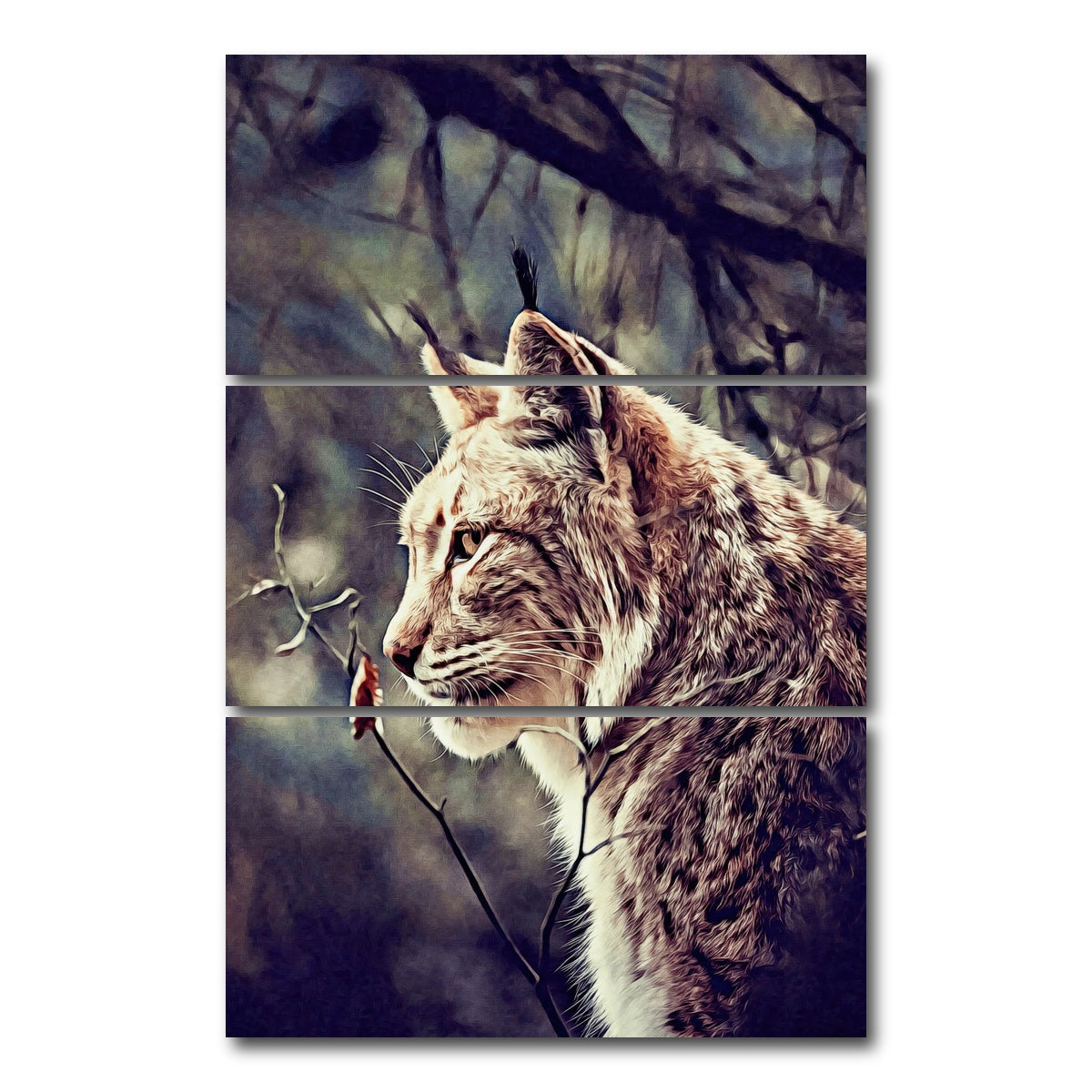 AUTO-MOCKUP WHITE | lynx | 3 Piece | Gallery Wrap Canvas | group=12x24_stacked