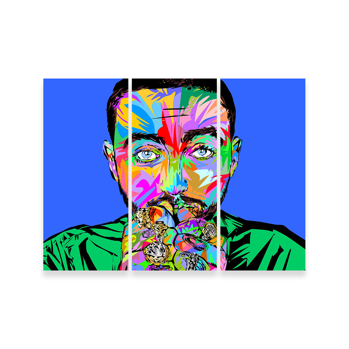 Macmiller Blue Wall Art