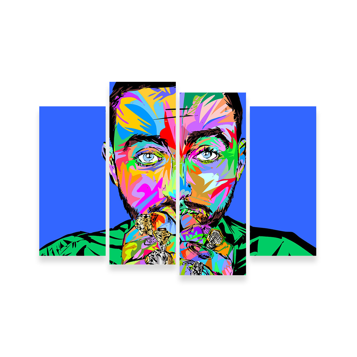 Macmiller Blue Wall Art