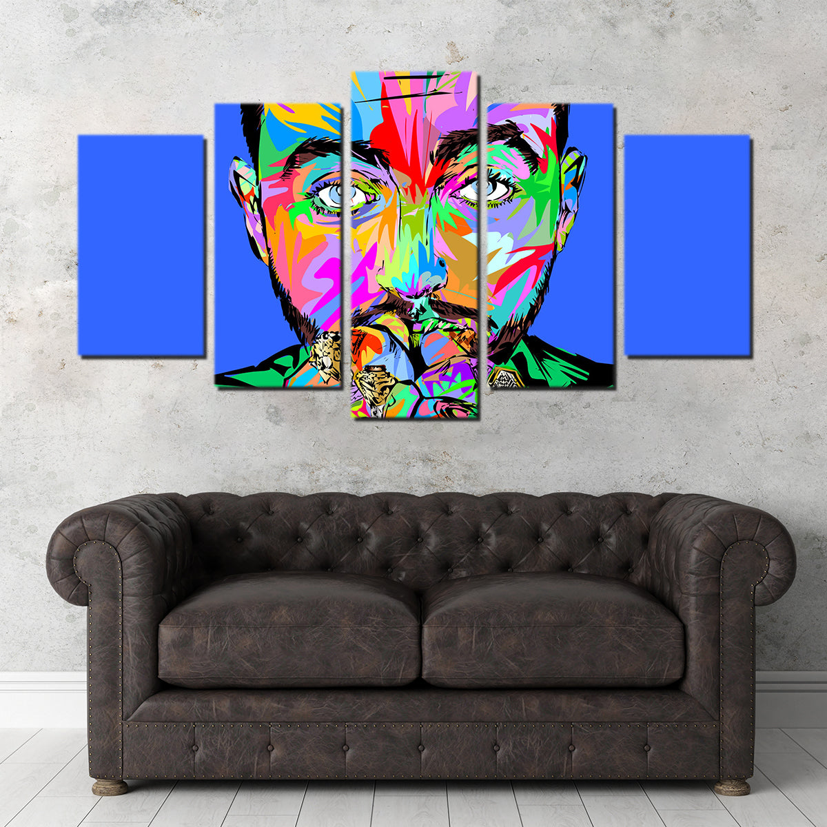 Macmiller Blue Wall Art