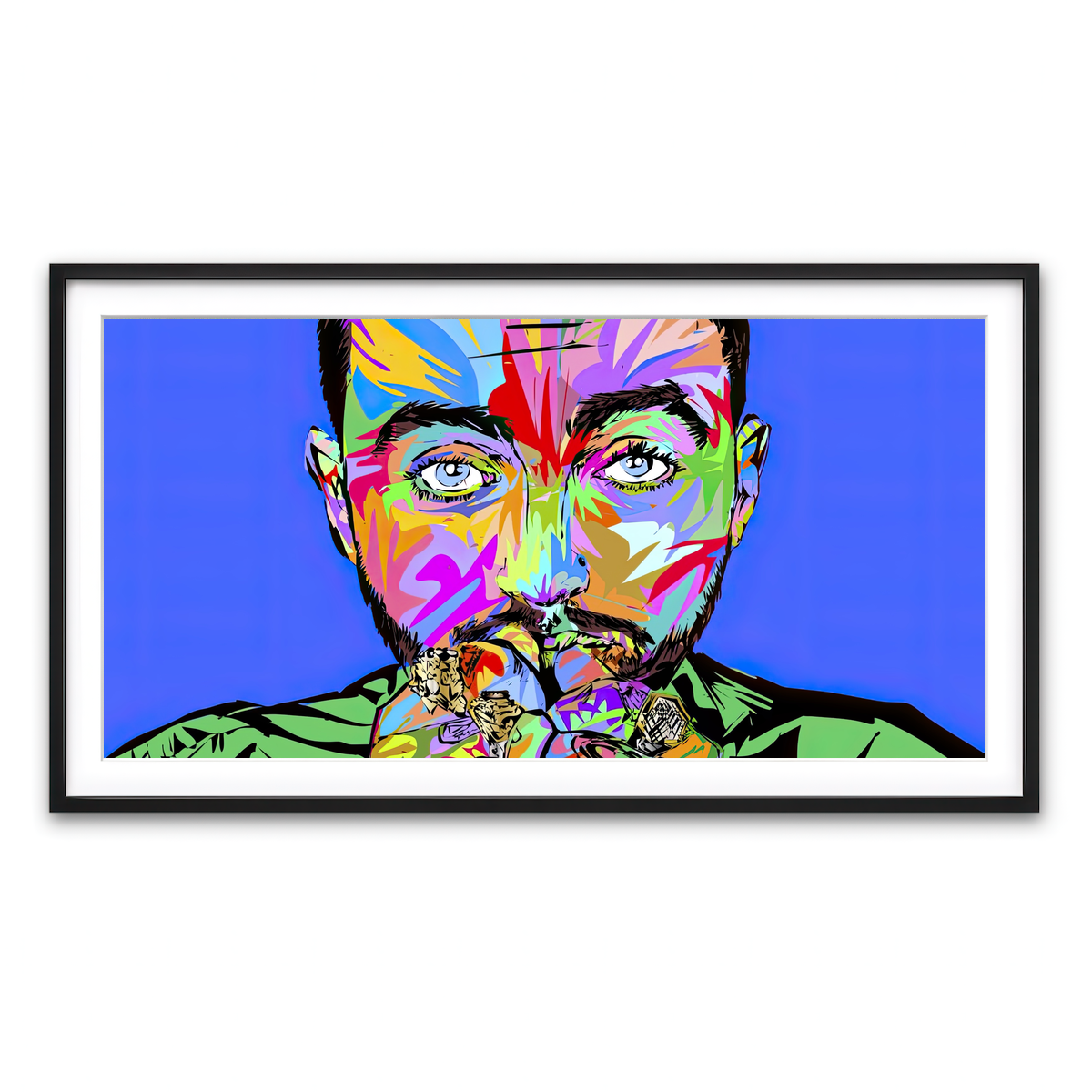 Framed Print 2x1 Black