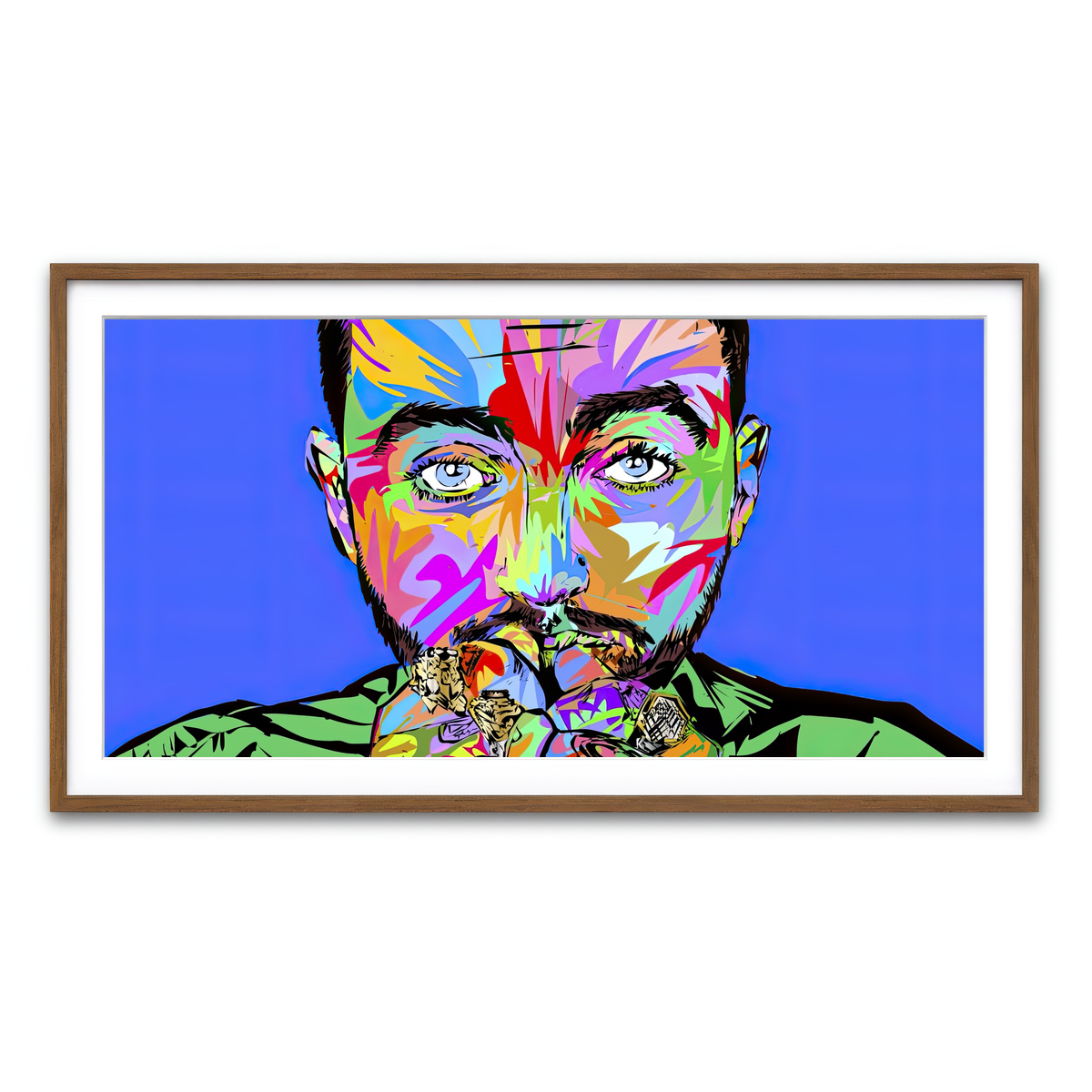 Framed Print 2x1 Walnut