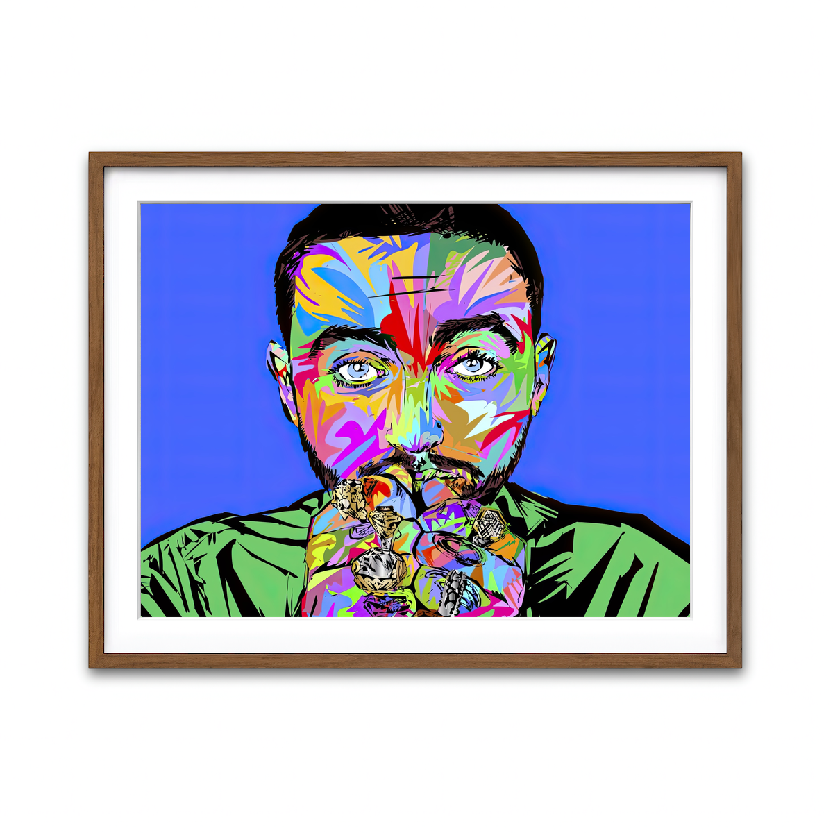 Framed Print 4x3 Walnut