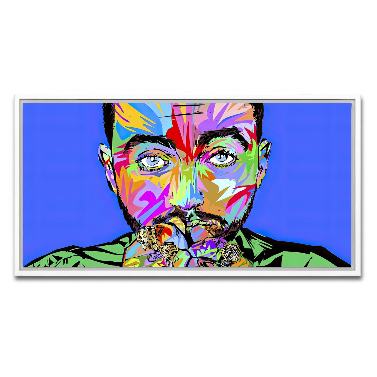 AUTO-MOCKUP WHITE | macmiller blue | 1 Piece | White Framed Canvas | group=2x1