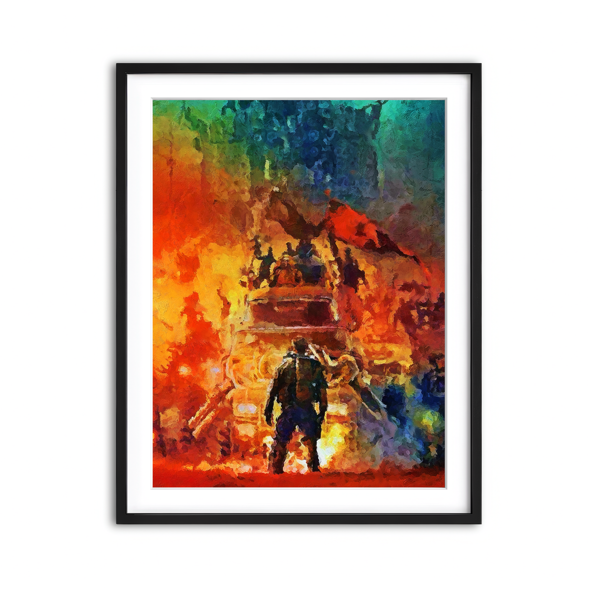 Framed Print 3x4 Black