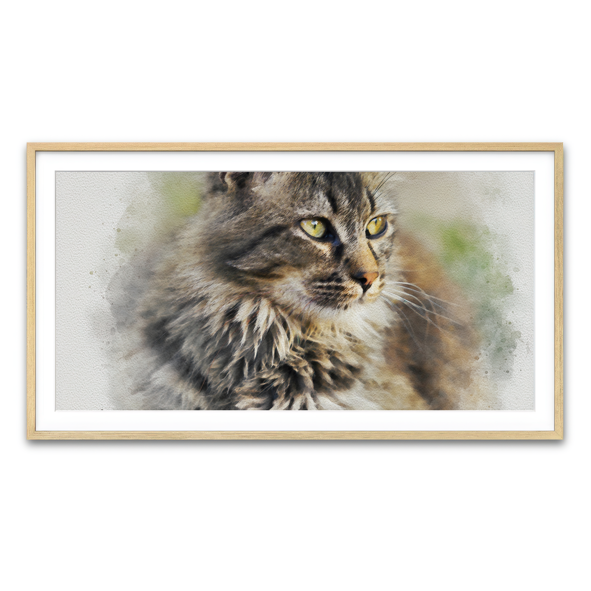 Framed Print 2x1 Natural