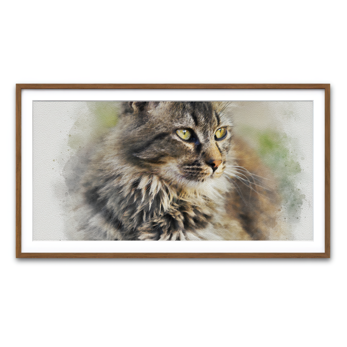 Framed Print 2x1 Walnut