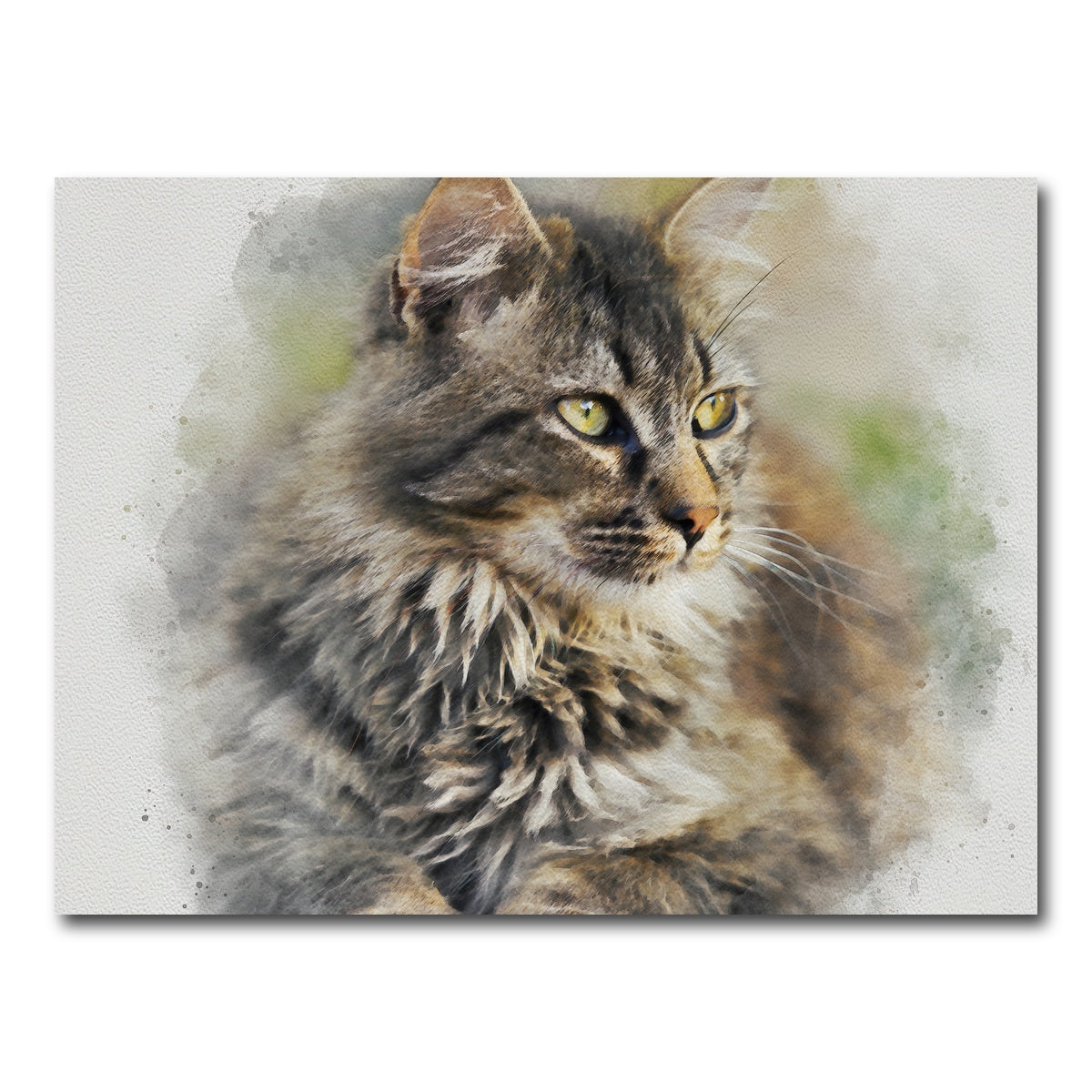 AUTO-MOCKUP WHITE | maine coon cat | 1 Piece | Gallery Wrap Canvas | group=4x3