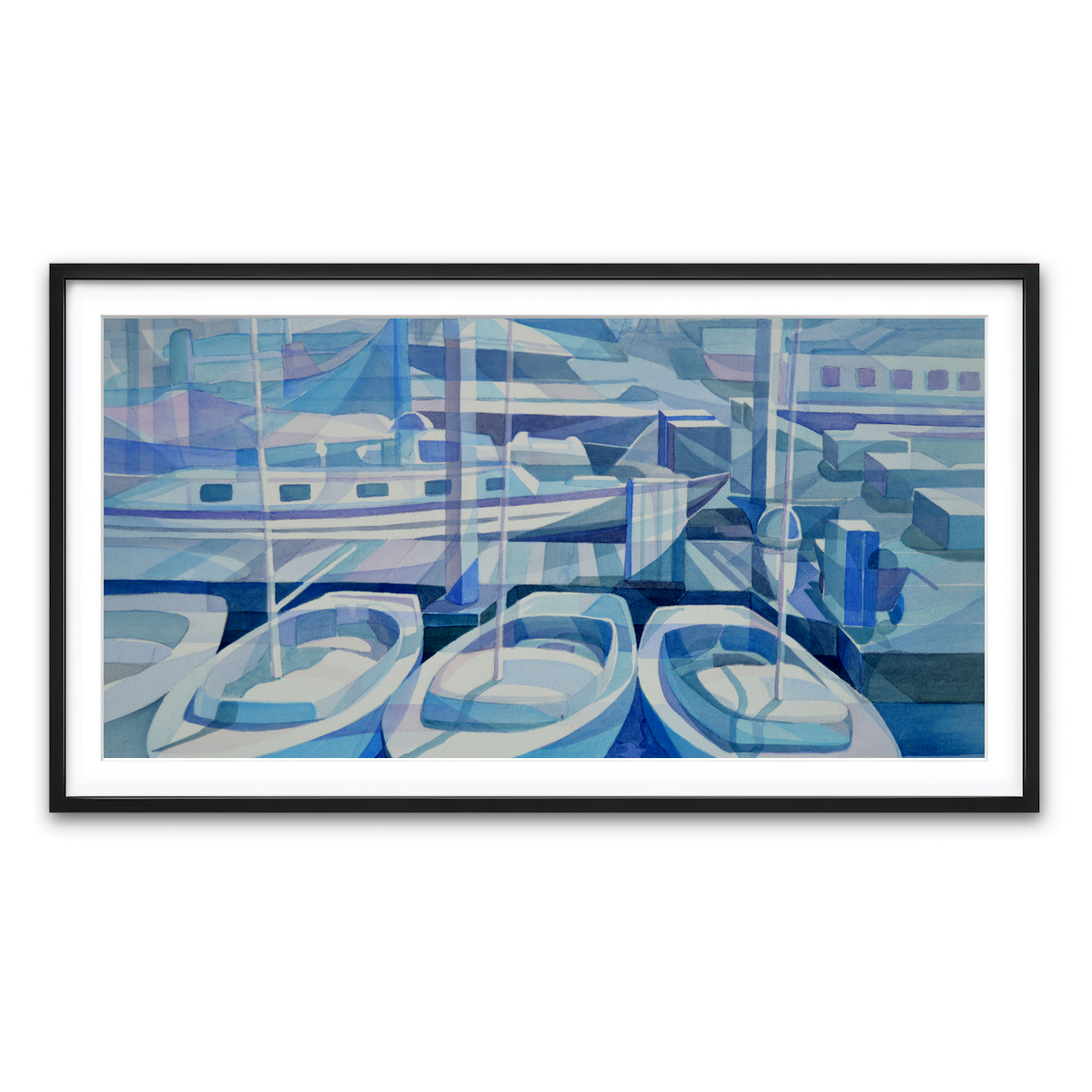 Framed Print 2x1 Black