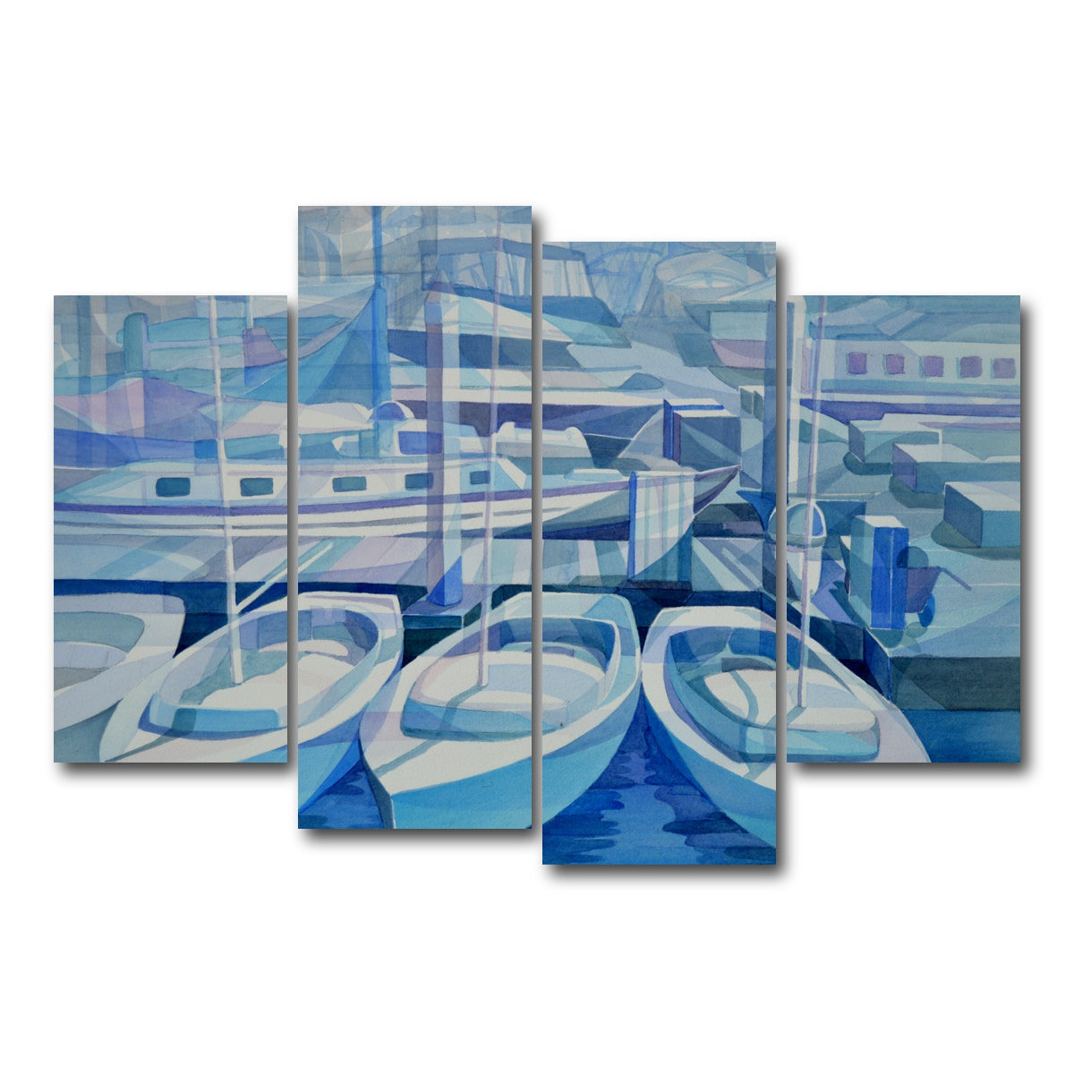 AUTO-MOCKUP WHITE | marina in blue | 4 Piece | Gallery Wrap Canvas | group=4_short