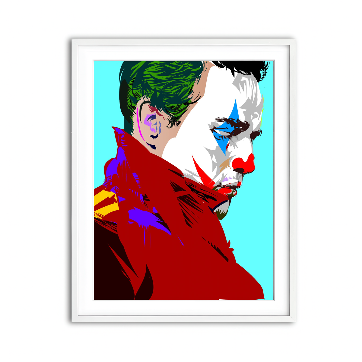 Framed Print 3x4 White