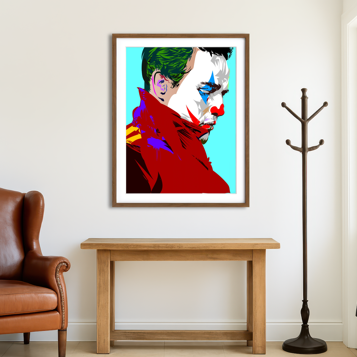 AUTO-MOCKUP ROOM | Marlon Brando Joker Wall Art