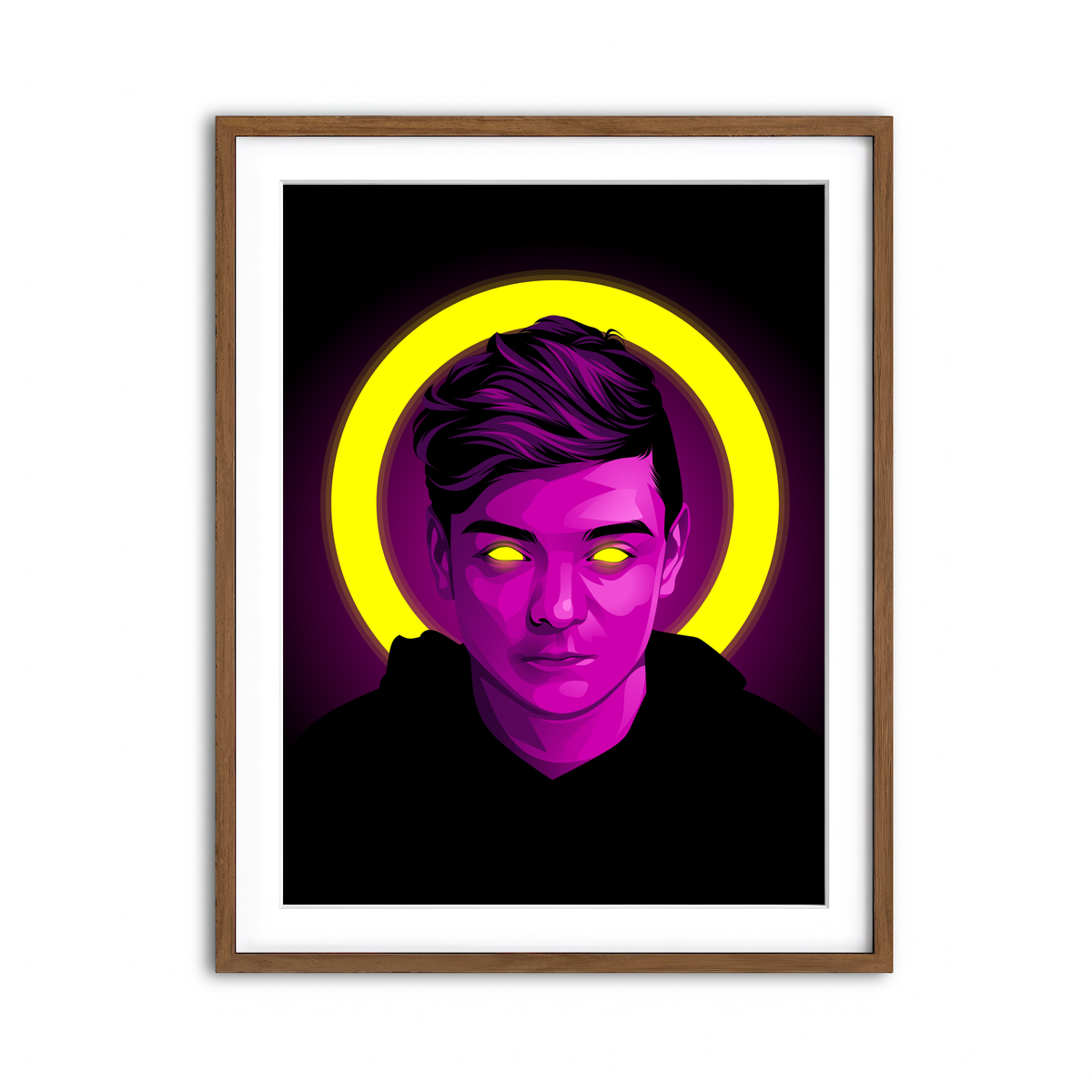 Framed Print 3x4 Walnut