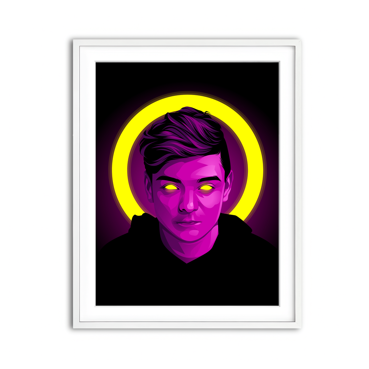 Framed Print 3x4 White