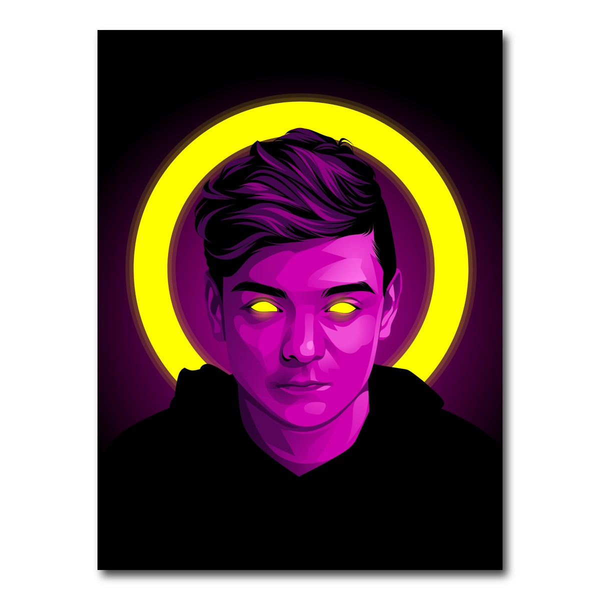 AUTO-MOCKUP WHITE | martin garrix | 1 Piece | Gallery Wrap Canvas | group=3x4