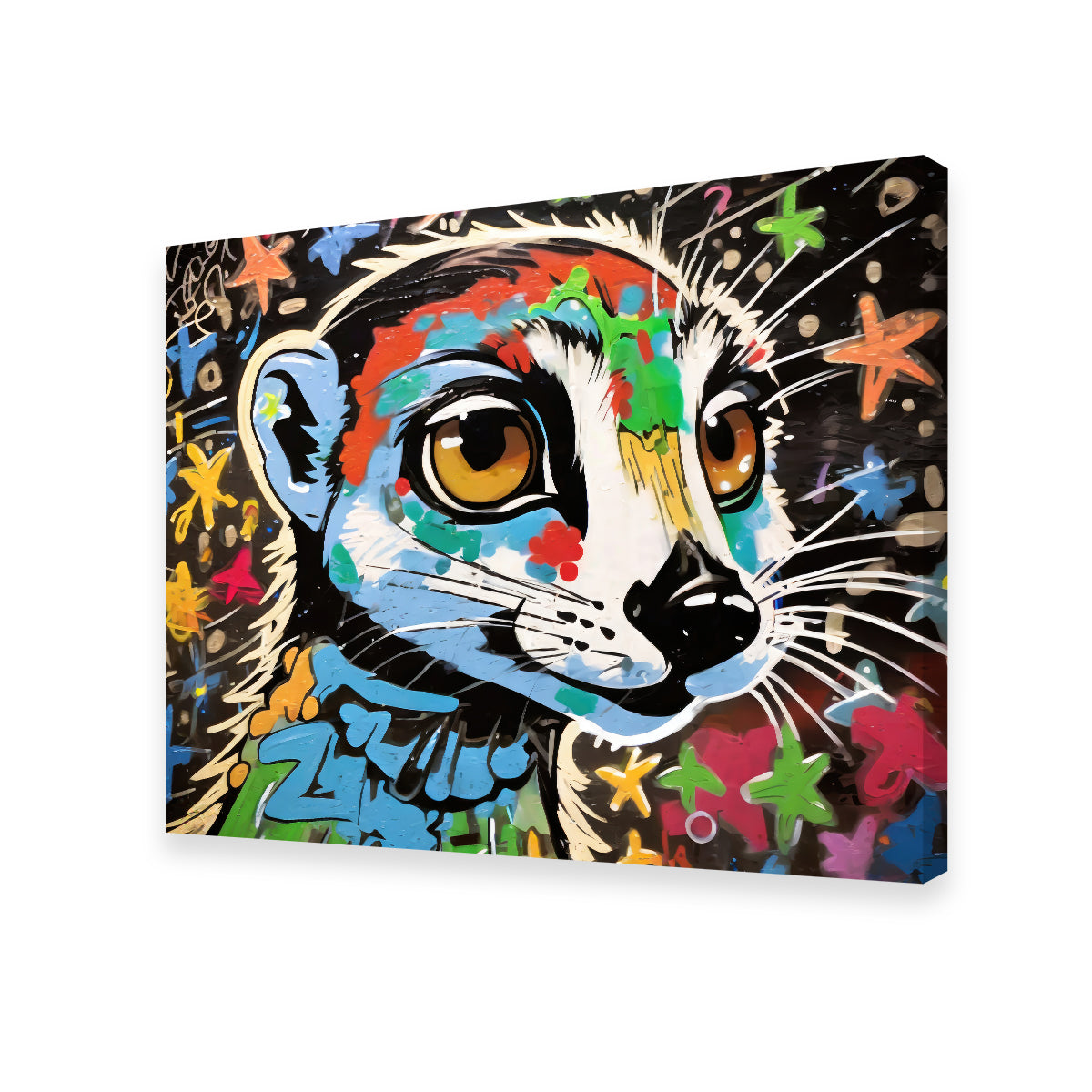 Meerkat Graffiti Wall Art